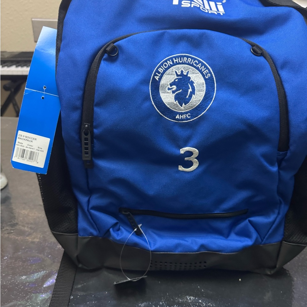 Blue Athletic Backpack